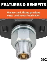 Curt 1" Shank 7,500 Lbs Rockerball 2" Cushion Hitch Trailer Ball                                     - 40247 - Image 8