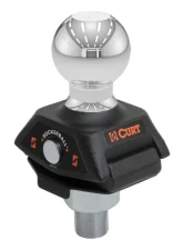Curt 1" Shank 7,500 Lbs Rockerball 2-5/16" Cushion Hitch Trailer Ball Packaged                                     - 40248 - Image 10