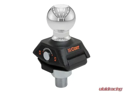 Curt 1" Shank 7,500 Lbs Rockerball 2-5/16" Cushion Hitch Trailer Ball Packaged - 40248