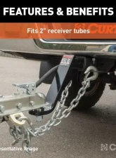 Curt 2" Shank 7,500 Lbs 6" Drop Loaded Ball Mount With 2" Ball                                     - 45064 - Image 4