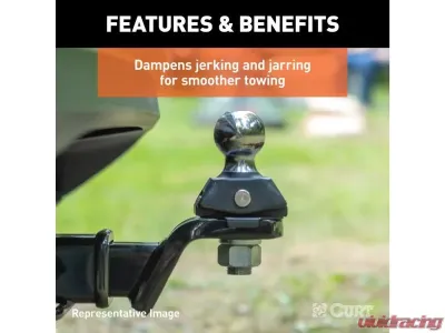 Curt 2" Shank 7,500 Lbs 5" Drop Rockerball Cushion Hitch With 2" Ball - 45144