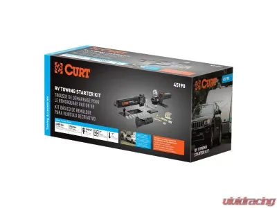 Curt Cushion Hitch | Sway Control | Echo Brake Controller RV Towing Starter Kit - 45190