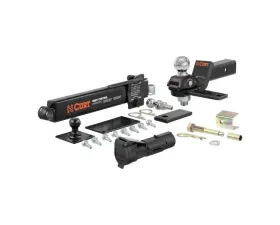 Curt Cushion Hitch | Sway Control | Echo Brake Controller RV Towing Starter Kit