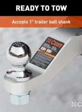 Curt 2" Shank 8,000 Lbs 2" Drop 8-1/2" Long Aluminum Ball Mount                                     - 45360 - Image 6