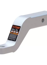 Curt 2" Shank 8,000 Lbs 4" Drop 8-1/2" Long Aluminum Ball Mount                                     - 45361 - Image 6