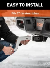 Curt 2" Shank 8,000 Lbs 6" Drop 8-1/2" Long Aluminum Ball Mount                                     - 45362 - Image 5