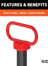 Curt 1" Clevis Pin With Handle And Clip                                     - 45803 - Image 4