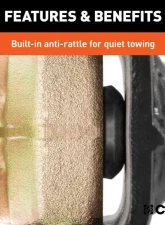 Curt 2" Shank 14,000 Lbs 10-1/8" Drop Adjustable Channel Mount With Dual Ball                                     - 45926 - Image 5