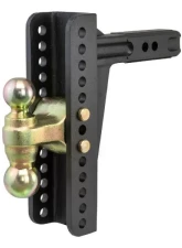 Curt 2" Shank 14,000 Lbs 10-1/8" Drop Adjustable Channel Mount With Dual Ball                                     - 45926 - Image 6