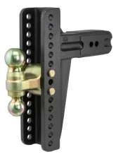 Curt 3" Shank 21,000 Lbs 10-5/8" Drop Adjustable Channel Mount With Dual Ball                                     - 45928 - Image 6