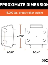 Curt Rebellion XD Pintle Mount Attachment                                     - 45950 - Image 2