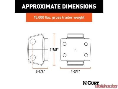Curt Rebellion XD Pintle Mount Attachment - 45950