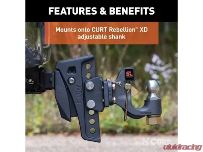 Curt Rebellion XD Pintle Mount Attachment - 45950