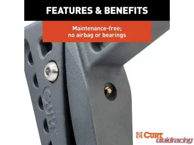 Curt 2" Shank 2", 2-5/16" Balls 15K Lbs Rebellion XD Adjustable Cushion Hitch - 45951