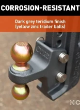 Curt 2" - 2-5/16" Up To 20K Replacement Rebellion XD Dual Ball                                     - 45953 - Image 6
