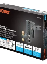 Curt 2-1/2" Shank 2" 2-5/16" Balls 20K Lbs Rebellion XD Adjustable Cushion Hitch                                     - 45955 - Image 11