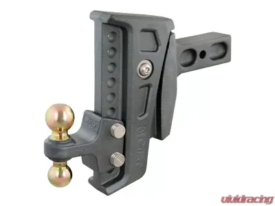 Curt 2-1/2" Shank 2" 2-5/16" Balls 20K Lbs Rebellion XD Adjustable Cushion Hitch - 45955