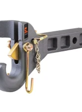 Curt 2" Shank 14K 2-1/2" | 3" Lunette Securelatch Receiver-Mount Pintle Hook                                     - 48405 - Image 8