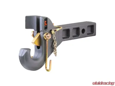 Curt 2" Shank 14K 2-1/2" | 3" Lunette Securelatch Receiver-Mount Pintle Hook - 48405