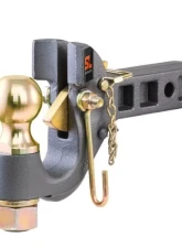 Curt 2" Shank 2-5/16" Ball 14K Securelatch Receiver-Mount Ball And Pintle Hitch                                     - 48406 - Image 8