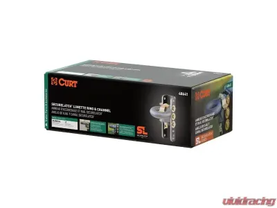 Curt 40,000 Lbs 3" Id 11-3/4" Channel Height Securelatch Lunette Ring And Channel - 48641