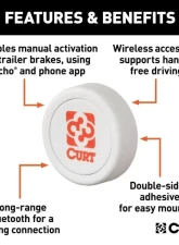 Curt Echo Brake Controller Manual Override Button                                     - 51189 - Image 3