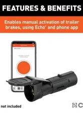Curt Echo Brake Controller Manual Override Button                                     - 51189 - Image 4