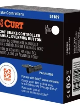 Curt Echo Brake Controller Manual Override Button                                     - 51189 - Image 8