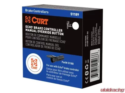 Curt Echo Brake Controller Manual Override Button - 51189