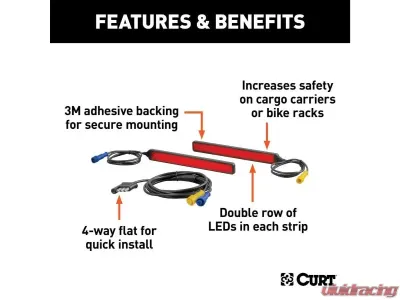 Curt Auxiliary Led Indicator Lights - 53201
