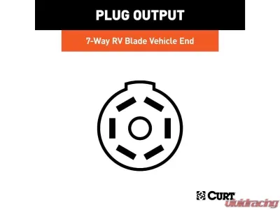 Curt Custom 7-Way RV Blade Oem Tow Package Required Honda Pilot | Passport 2019-2022 - 56421