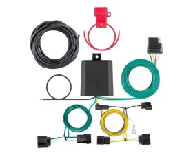 Curt 4-Way Flat Output Custom Wiring Harness Jeep Grand Cherokee 2014-2022