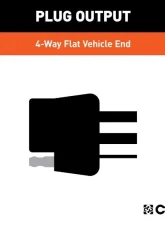 Curt 4-Way Flat Output Custom Wiring Harness Toyota Corolla 2020-2022                                     - 56454 - Image 5