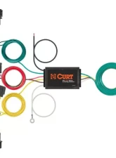 Curt 4-Way Flat Output Custom Wiring Harness Kia Forte 2019-2023                                     - 56457 - Image 6