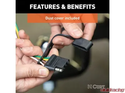 Curt 4-Way Flat Output Custom Wiring Harness Kia Sorento | Sportage 2022-2023 - 56474