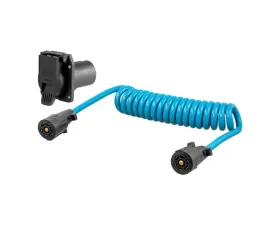 Curt 7-Way RV Blade Fits Uscar 8' Dinghy Towing Electrical Adapter & Socket