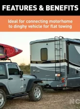 Curt 6-Way Round 8' Dinghy Towing Electrical EXTension And Sockets                                     - 57286 - Image 5