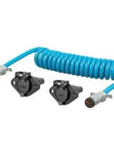 Curt 6-Way Round 8' Dinghy Towing Electrical EXTension And Sockets                                     - 57286 - Image 5