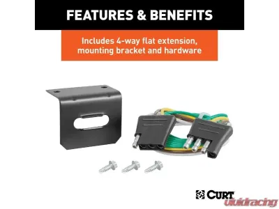 Curt Custom Towed-Vehicle RV Wiring Harness Ford Escape 2017-2021 - 58954