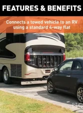 Curt Custom Towed-Vehicle RV Wiring Chevrolet Silverado | Sierra 1500 | 2500 | 3500 HD 2016-2019                                     - 58967 - Image 3