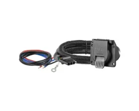 Curt 4-Way Flat Vehicle To 7-Way RV Blade Dinghy Towing Electrical Adapter