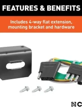 Curt Custom Towed-Vehicle RV Wiring Harness Chevrolet Silverado | Gmc Sierra 2019-2022                                     - 58984 - Image 4