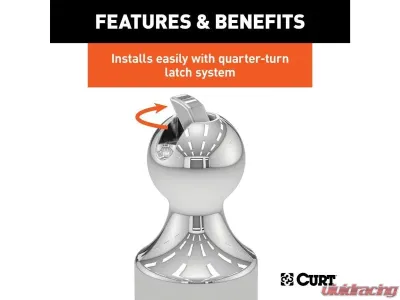 Curt 2-5/16" Gooseneck Ball 38K Lbs Ram Oem Puck System - 60627