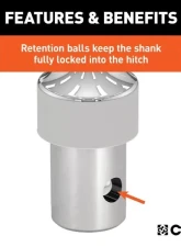 Curt 2-5/16" Gooseneck Ball 38K Lbs Ram Oem Puck System                                     - 60627 - Image 5