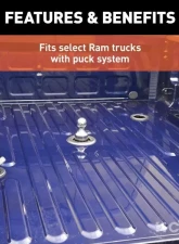 Curt 2-5/16" Gooseneck Ball 38K Lbs Ram Oem Puck System                                     - 60627 - Image 9