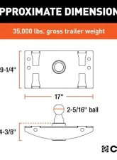 Curt Oem-Style Gooseneck Hitch Ram 2500 | 3500 2019-2022                                     - 60633 - Image 2