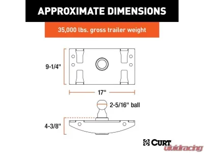 Curt Oem-Style Gooseneck Hitch Ram 2500 | 3500 2019-2022 - 60633