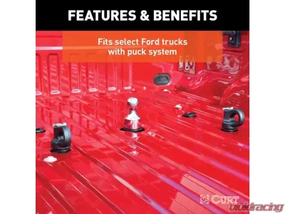 Curt 38K Lbs Oem Puck System 2-5/16" Gooseneck Kit Chevrolet | Ford | Gmc | Nissan 2013-2021 - 60639