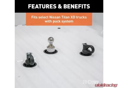 Curt 38K Lbs Oem Puck System 2-5/16" Gooseneck Kit Chevrolet | Ford | Gmc | Nissan 2013-2021 - 60639