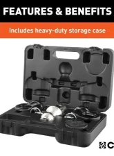 Curt 38K Lbs Oem Puck System 2-5/16" Gooseneck Kit Chevrolet | Ford | Gmc | Nissan 2013-2021                                     - 60639 - Image 13